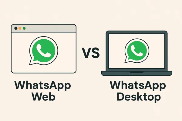 Diferenças entre Whatsapp Web e Desktop